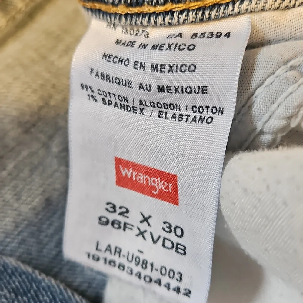Wrangler Mens Straight Leg Jeans